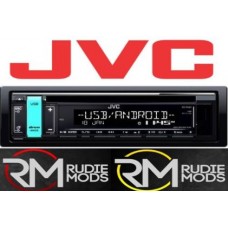 JVC KD-R491 CD with Front USB, Aux, FLAC & Variable Colour Display Car Radio